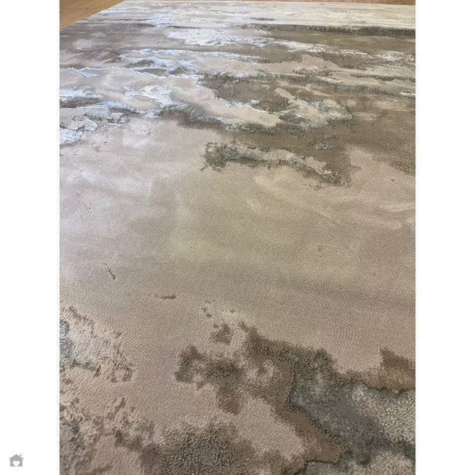 Aurora AU02 Cloud Modern Abstract Distressed Marbled Metallic Shimmer Textured High-Density Soft Smooth Low Profile Polyblend Short-Pile Grey/Beige/Silver/Cream/White Rug-Asiatic Carpets-Rug Love - The Most Loved Rug Store