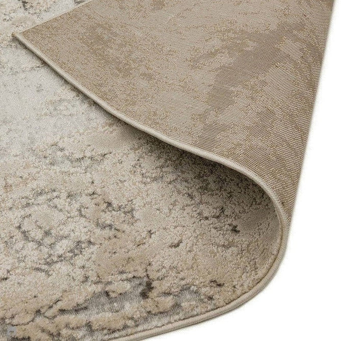 Aurora AU03 Solar Modern Abstract Distressed Marbled Metallic Shimmer Textured High-Density Soft Smooth Low Profile Polyblend Short-Pile Silver/Grey/Charcoal/Beige/Cream Runner-Asiatic Carpets-Rug Love - The Most Loved Rug Store