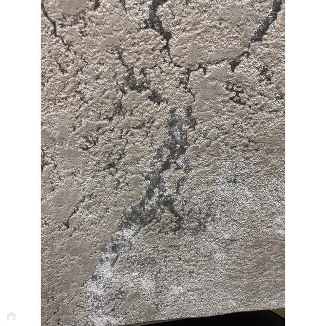 Aurora AU03 Solar Modern Abstract Distressed Marbled Metallic Shimmer Textured High-Density Soft Smooth Low Profile Short-Pile Silver/Beige/Grey/Cream Rug-Asiatic Carpets-Rug Love - The Most Loved Rug Store