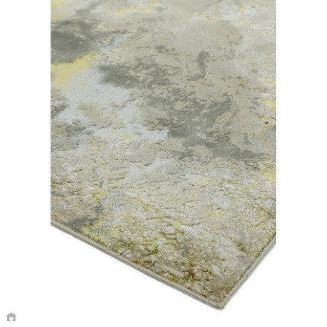 Aurora AU04 Galaxy Modern Abstract Distressed Marbled Metallic Shimmer Textured High-Density Soft Smooth Low Profile Polyblend Short-Pile Beige/Gold/Silver/Charcoal Grey/Cream Rug-Asiatic Carpets-Rug Love - The Most Loved Rug Store