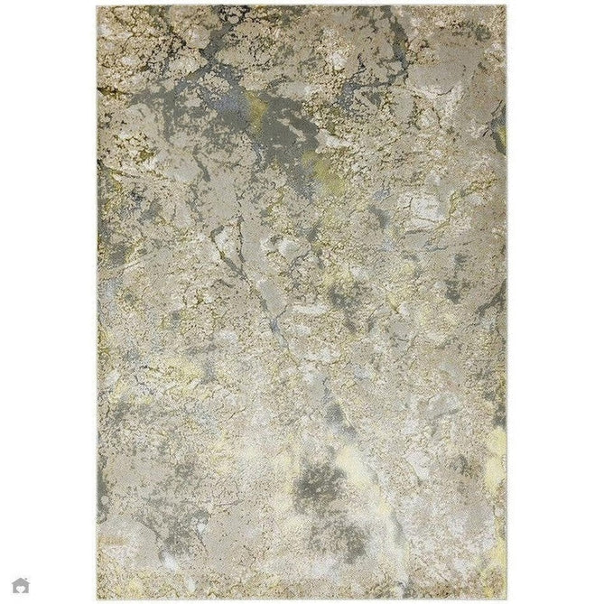 Aurora AU04 Galaxy Modern Abstract Distressed Marbled Metallic Shimmer Textured High-Density Soft Smooth Low Profile Polyblend Short-Pile Beige/Gold/Silver/Charcoal Grey/Cream Rug-Asiatic Carpets-Rug Love - The Most Loved Rug Store