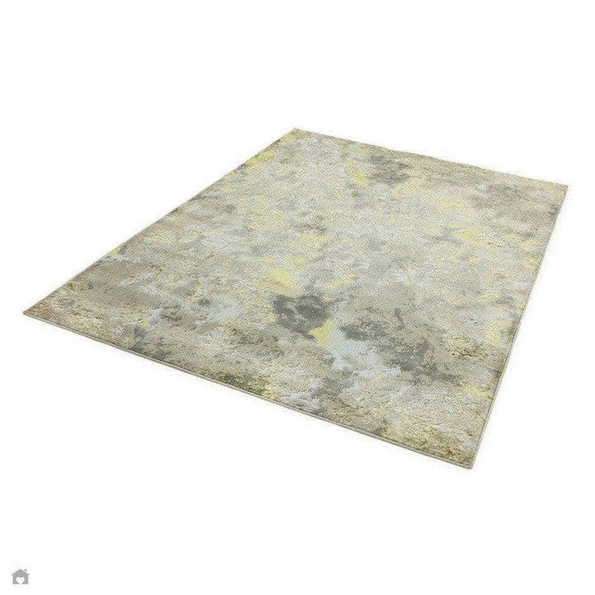 Aurora AU04 Galaxy Modern Abstract Distressed Marbled Metallic Shimmer Textured High-Density Soft Smooth Low Profile Polyblend Short-Pile Beige/Gold/Silver/Charcoal Grey/Cream Rug-Asiatic Carpets-Rug Love - The Most Loved Rug Store