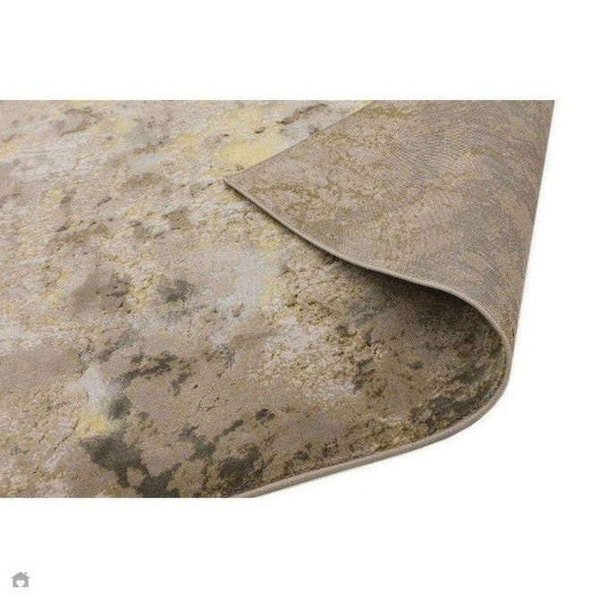 Aurora AU04 Galaxy Modern Abstract Distressed Marbled Metallic Shimmer Textured High-Density Soft Smooth Low Profile Polyblend Short-Pile Beige/Gold/Silver/Charcoal Grey/Cream Rug-Asiatic Carpets-Rug Love - The Most Loved Rug Store
