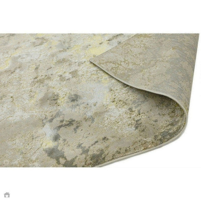 Aurora AU04 Galaxy Modern Abstract Distressed Marbled Metallic Shimmer Textured High-Density Soft Smooth Low Profile Polyblend Short-Pile Beige/Gold/Silver/Charcoal Grey/Cream Rug-Asiatic Carpets-Rug Love - The Most Loved Rug Store