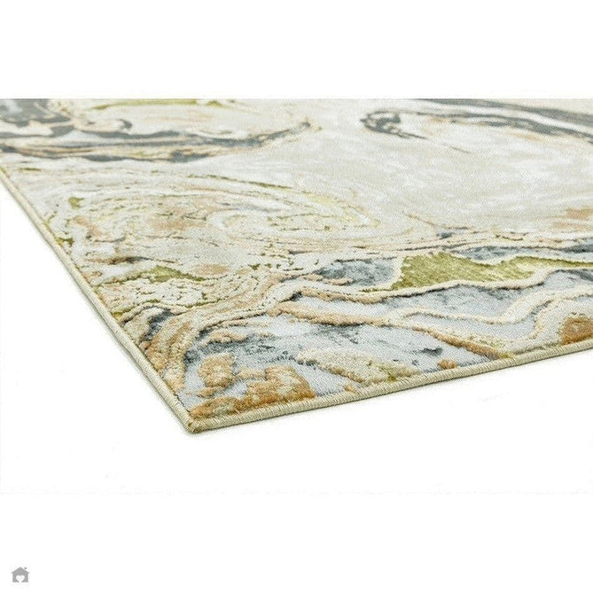 Aurora AU08 Marble Modern Abstract Distressed Marbled Metallic Shimmer Textured High-Density Soft Smooth Low Profile Polyblend Short-Pile Beige/Gold/Grey/Bronze/Cream/Black Rug-Asiatic Carpets-Rug Love - The Most Loved Rug Store