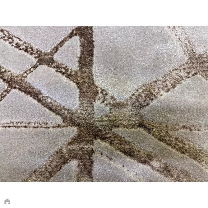 Aurora AU13 Mica Modern Geometric Distressed Metallic Shimmer Textured High-Density Soft Smooth Low Profile Polyblend Short-Pile Beige/Brown/Champagne/Taupe Rug-Asiatic Carpets-Rug Love - The Most Loved Rug Store