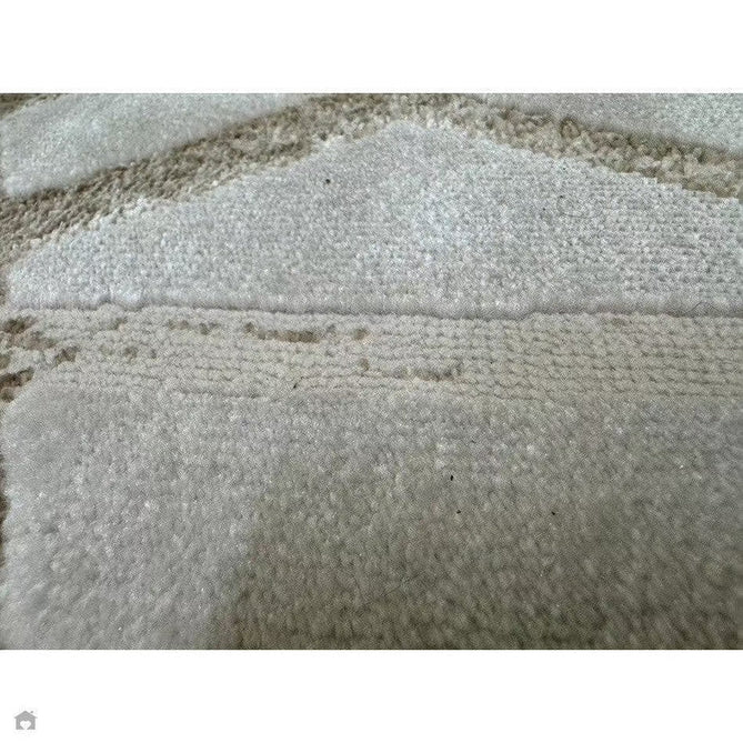 Aurora AU13 Mica Modern Geometric Distressed Metallic Shimmer Textured High-Density Soft Smooth Low Profile Polyblend Short-Pile Beige/Brown/Champagne/Taupe Rug-Asiatic Carpets-Rug Love - The Most Loved Rug Store