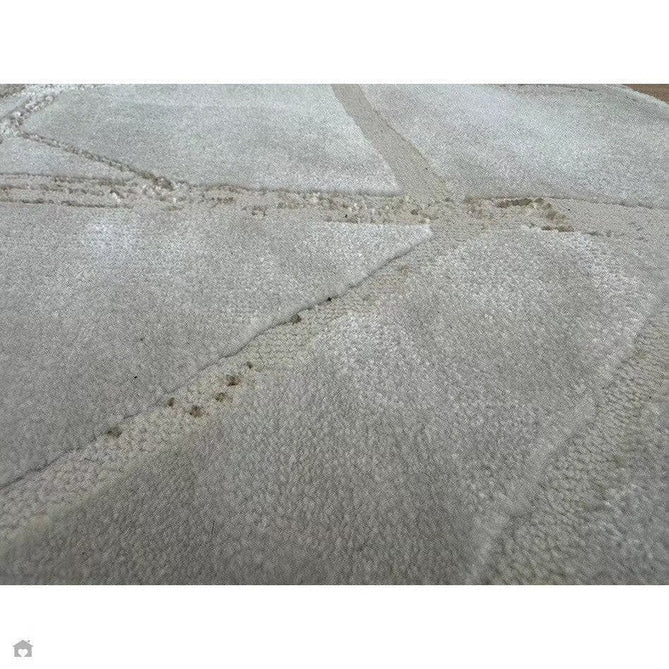 Aurora AU13 Mica Modern Geometric Distressed Metallic Shimmer Textured High-Density Soft Smooth Low Profile Polyblend Short-Pile Beige/Brown/Champagne/Taupe Rug-Asiatic Carpets-Rug Love - The Most Loved Rug Store