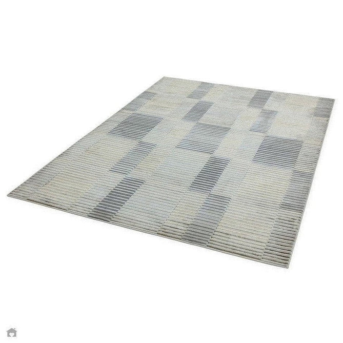 Aurora AU14 Ripple Modern Geometric Linear Distressed Metallic Shimmer Textured High-Density Soft Smooth Low Profile Polyblend Short-Pile Beige/Silver/Gold/Bronze/Champagne Rug-Asiatic Carpets-Rug Love - The Most Loved Rug Store