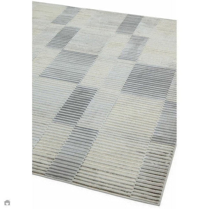 Aurora AU14 Ripple Modern Geometric Linear Distressed Metallic Shimmer Textured High-Density Soft Smooth Low Profile Polyblend Short-Pile Beige/Silver/Gold/Bronze/Champagne Rug-Asiatic Carpets-Rug Love - The Most Loved Rug Store