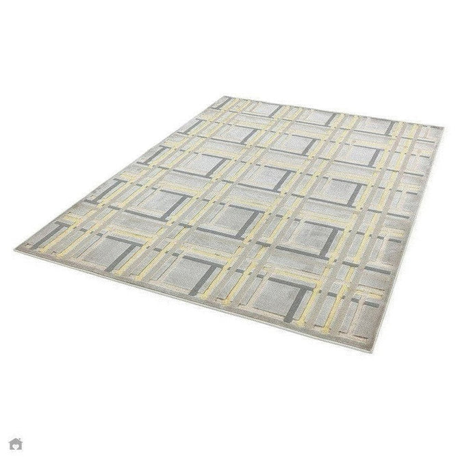 Aurora AU15 Elexus Modern Geometric Distressed Metallic Shimmer Textured High-Density Soft Smooth Low Profile Polyblend Short-Pile Beige/Silver/Gold/Bronze/Champagne Rug-Asiatic Carpets-Rug Love - The Most Loved Rug Store
