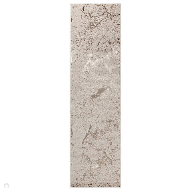Aurora AU16 Strata Modern Abstract Distressed Marbled Metallic Shimmer Textured High-Density Soft Smooth Low Profile Polyblend Short-Pile Beige/Bronze/Brown/Champagne/Grey Rug-Asiatic Carpets-Rug Love - The Most Loved Rug Store