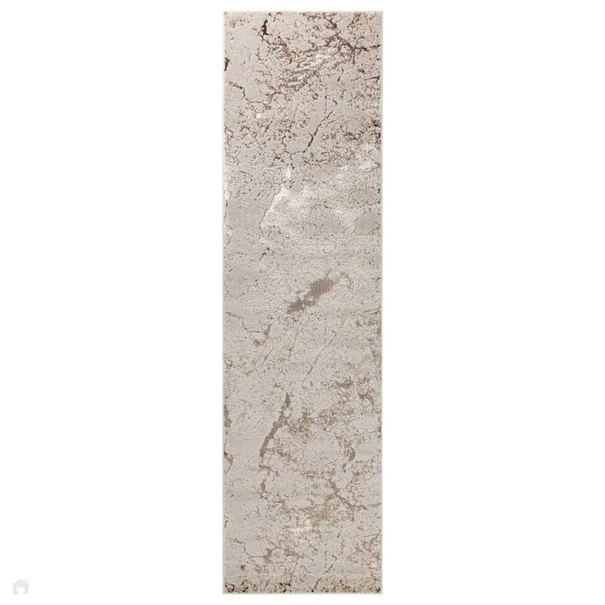 Aurora AU16 Strata Modern Abstract Distressed Marbled Metallic Shimmer Textured High-Density Soft Smooth Low Profile Polyblend Short-Pile Beige/Bronze/Brown/Champagne/Grey Rug-Asiatic Carpets-Rug Love - The Most Loved Rug Store