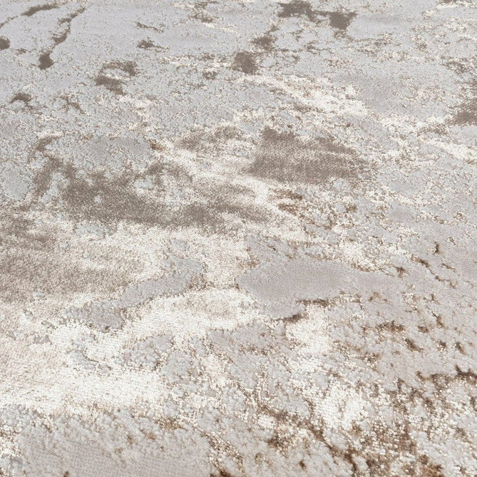 Aurora AU16 Strata Modern Abstract Distressed Marbled Metallic Shimmer Textured High-Density Soft Smooth Low Profile Polyblend Short-Pile Beige/Bronze/Brown/Champagne/Grey Rug-Asiatic Carpets-Rug Love - The Most Loved Rug Store