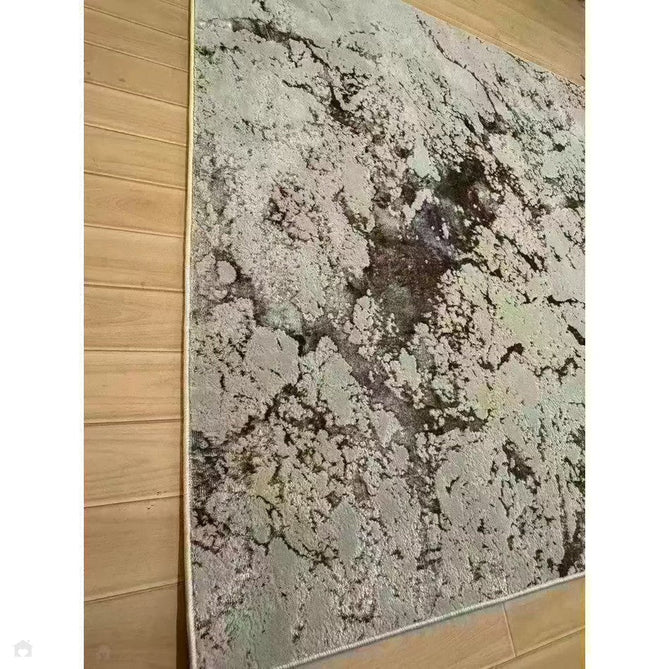 Aurora AU16 Strata Modern Abstract Distressed Marbled Metallic Shimmer Textured High-Density Soft Smooth Low Profile Polyblend Short-Pile Beige/Bronze/Brown/Champagne/Grey Rug-Asiatic Carpets-Rug Love - The Most Loved Rug Store