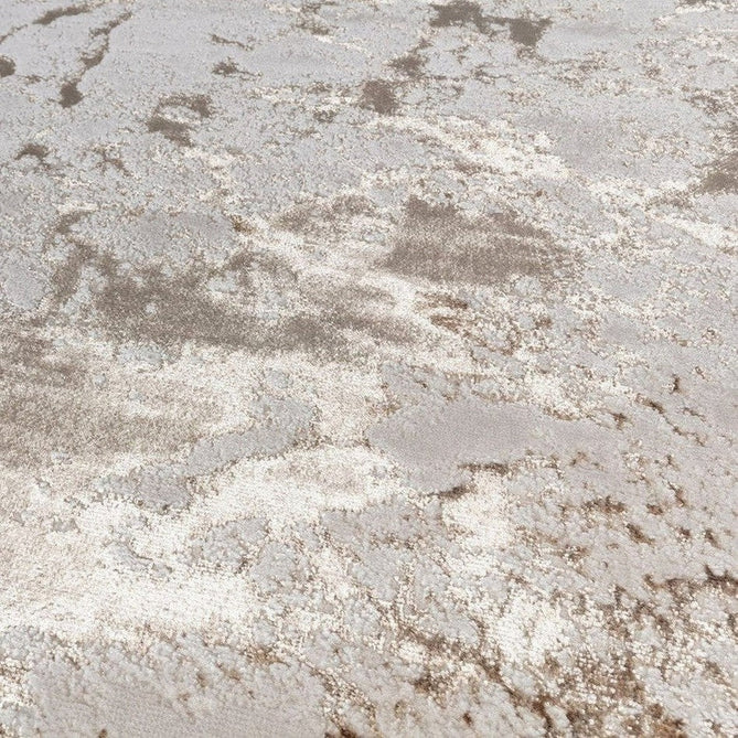 Aurora AU16 Strata Modern Abstract Distressed Marbled Metallic Shimmer Textured High-Density Soft Smooth Low Profile Polyblend Short-Pile Beige/Bronze/Brown/Champagne/Grey Rug-Asiatic Carpets-Rug Love - The Most Loved Rug Store