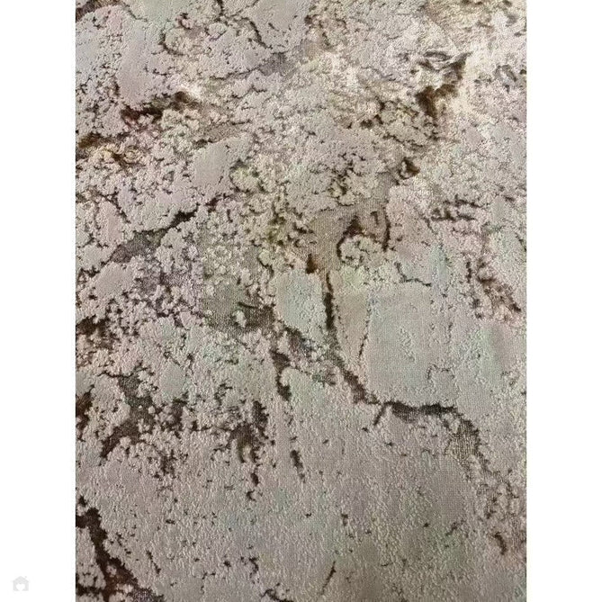 Aurora AU16 Strata Modern Abstract Distressed Marbled Metallic Shimmer Textured High-Density Soft Smooth Low Profile Polyblend Short-Pile Beige/Bronze/Brown/Champagne/Grey Rug-Asiatic Carpets-Rug Love - The Most Loved Rug Store