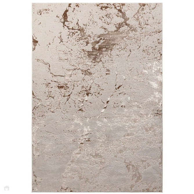 Aurora AU16 Strata Modern Abstract Distressed Marbled Metallic Shimmer Textured High-Density Soft Smooth Low Profile Polyblend Short-Pile Beige/Bronze/Brown/Champagne/Grey Rug-Asiatic Carpets-Rug Love - The Most Loved Rug Store