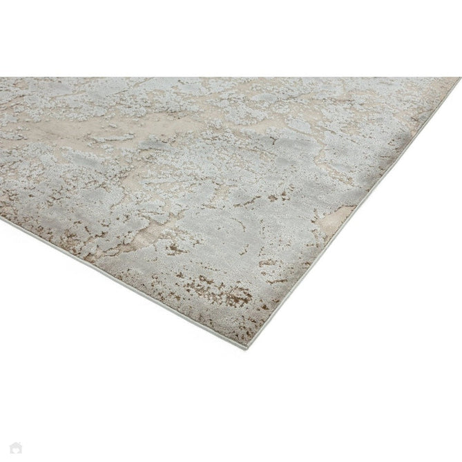 Aurora AU16 Strata Modern Abstract Distressed Marbled Metallic Shimmer Textured High-Density Soft Smooth Low Profile Polyblend Short-Pile Beige/Bronze/Brown/Champagne/Grey Rug-Asiatic Carpets-Rug Love - The Most Loved Rug Store