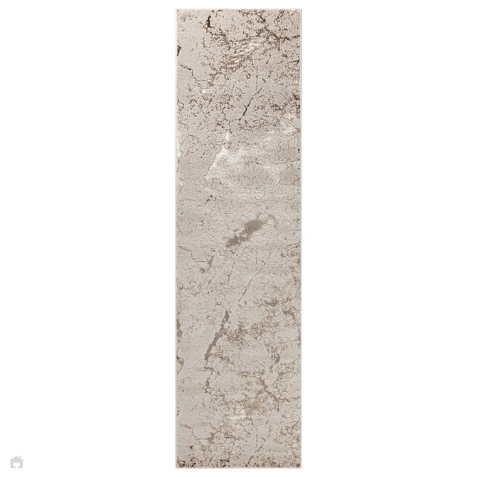 Aurora AU16 Strata Modern Abstract Distressed Marbled Metallic Shimmer Textured High-Density Soft Smooth Low Profile Polyblend Short-Pile Beige/Bronze/Brown/Champagne/Grey Rug-Asiatic Carpets-Rug Love - The Most Loved Rug Store