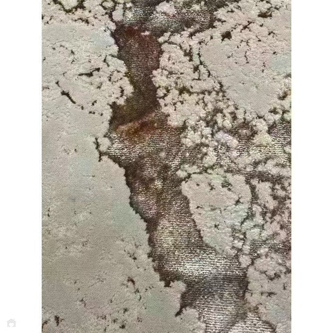 Aurora AU16 Strata Modern Abstract Distressed Marbled Metallic Shimmer Textured High-Density Soft Smooth Low Profile Polyblend Short-Pile Beige/Bronze/Brown/Champagne/Grey Rug-Asiatic Carpets-Rug Love - The Most Loved Rug Store