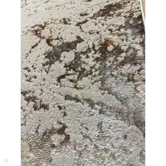 Aurora AU16 Strata Modern Abstract Distressed Marbled Metallic Shimmer Textured High-Density Soft Smooth Low Profile Polyblend Short-Pile Beige/Bronze/Brown/Champagne/Grey Rug-Asiatic Carpets-Rug Love - The Most Loved Rug Store