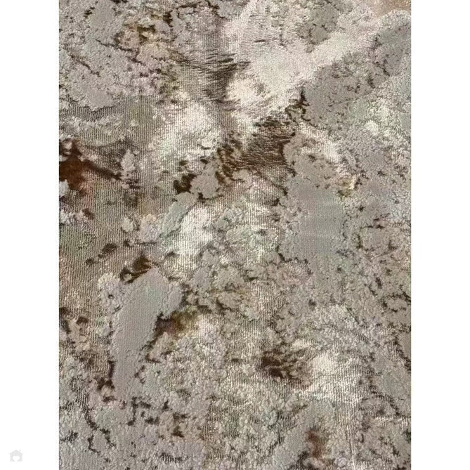 Aurora AU16 Strata Modern Abstract Distressed Marbled Metallic Shimmer Textured High-Density Soft Smooth Low Profile Polyblend Short-Pile Beige/Bronze/Brown/Champagne/Grey Rug-Asiatic Carpets-Rug Love - The Most Loved Rug Store