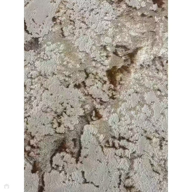 Aurora AU16 Strata Modern Abstract Distressed Marbled Metallic Shimmer Textured High-Density Soft Smooth Low Profile Polyblend Short-Pile Beige/Bronze/Brown/Champagne/Grey Rug-Asiatic Carpets-Rug Love - The Most Loved Rug Store