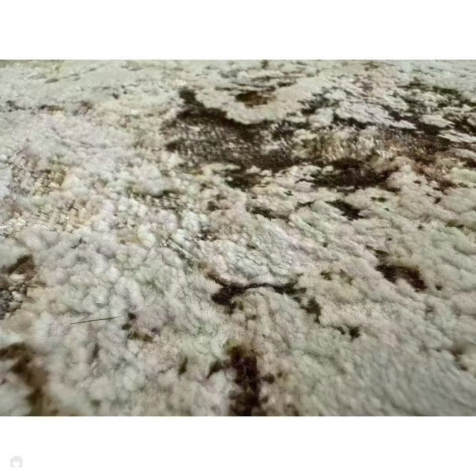 Aurora AU16 Strata Modern Abstract Distressed Marbled Metallic Shimmer Textured High-Density Soft Smooth Low Profile Polyblend Short-Pile Beige/Bronze/Brown/Champagne/Grey Rug-Asiatic Carpets-Rug Love - The Most Loved Rug Store