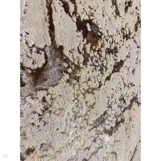 Aurora AU16 Strata Modern Abstract Distressed Marbled Metallic Shimmer Textured High-Density Soft Smooth Low Profile Polyblend Short-Pile Beige/Bronze/Brown/Champagne/Grey Rug-Asiatic Carpets-Rug Love - The Most Loved Rug Store