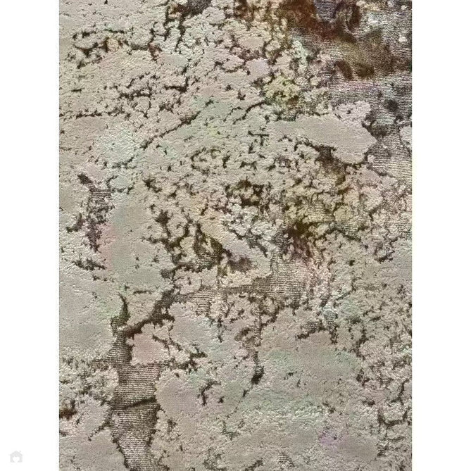 Aurora AU16 Strata Modern Abstract Distressed Marbled Metallic Shimmer Textured High-Density Soft Smooth Low Profile Polyblend Short-Pile Beige/Bronze/Brown/Champagne/Grey Rug-Asiatic Carpets-Rug Love - The Most Loved Rug Store