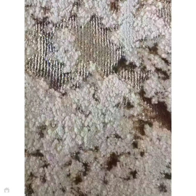 Aurora AU16 Strata Modern Abstract Distressed Marbled Metallic Shimmer Textured High-Density Soft Smooth Low Profile Polyblend Short-Pile Beige/Bronze/Brown/Champagne/Grey Rug-Asiatic Carpets-Rug Love - The Most Loved Rug Store