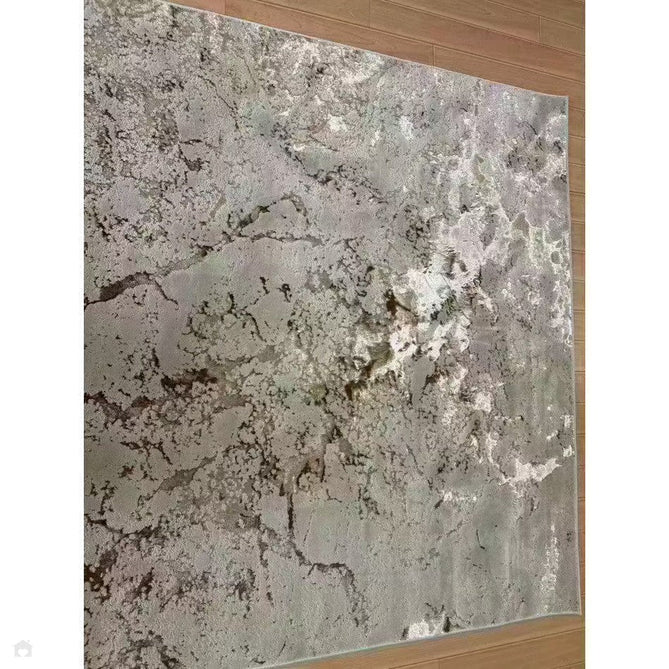 Aurora AU16 Strata Modern Abstract Distressed Marbled Metallic Shimmer Textured High-Density Soft Smooth Low Profile Polyblend Short-Pile Beige/Bronze/Brown/Champagne/Grey Rug-Asiatic Carpets-Rug Love - The Most Loved Rug Store