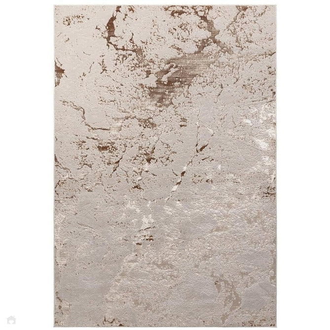 Aurora AU16 Strata Modern Abstract Distressed Marbled Metallic Shimmer Textured High-Density Soft Smooth Low Profile Polyblend Short-Pile Beige/Bronze/Brown/Champagne/Grey Rug-Asiatic Carpets-Rug Love - The Most Loved Rug Store
