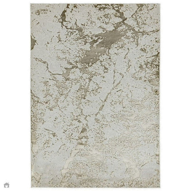 Aurora AU16 Strata Modern Abstract Distressed Marbled Metallic Shimmer Textured High-Density Soft Smooth Low Profile Polyblend Short-Pile Beige/Bronze/Brown/Champagne/Grey Runner-Asiatic Carpets-Rug Love - The Most Loved Rug Store