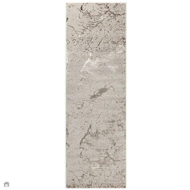 Aurora AU16 Strata Modern Abstract Distressed Marbled Metallic Shimmer Textured High-Density Soft Smooth Low Profile Polyblend Short-Pile Beige/Bronze/Brown/Champagne/Grey Runner-Asiatic Carpets-Rug Love - The Most Loved Rug Store
