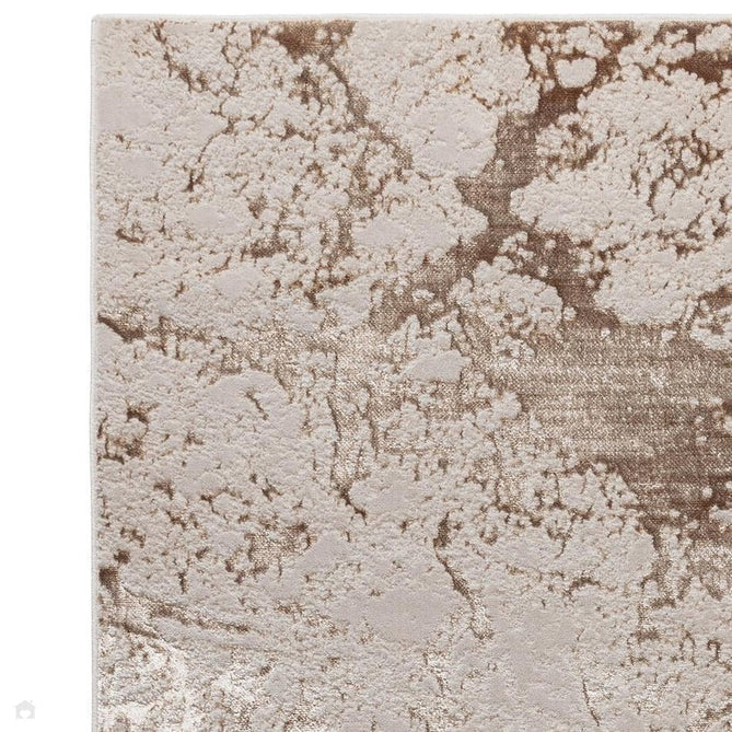 Aurora AU16 Strata Modern Abstract Distressed Marbled Metallic Shimmer Textured High-Density Soft Smooth Low Profile Short-Pile Beige/Bronze/Brown/Champagne/Grey Rug-Asiatic Carpets-Rug Love - The Most Loved Rug Store