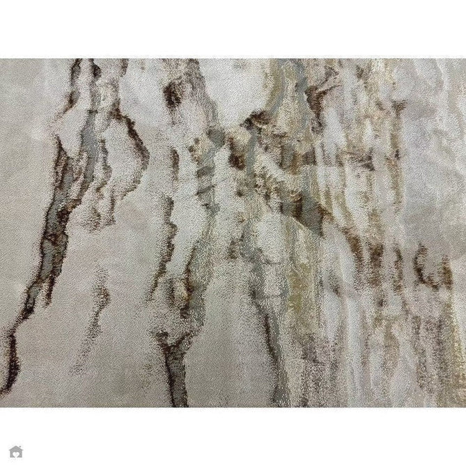 Aurora AU17 Linea Modern Abstract Distressed Marbled Metallic Shimmer Textured High-Density Soft Smooth Low Profile Polyblend Short-Pile Beige/Bronze/Brown/Champagne/Grey Rug-Asiatic Carpets-Rug Love - The Most Loved Rug Store