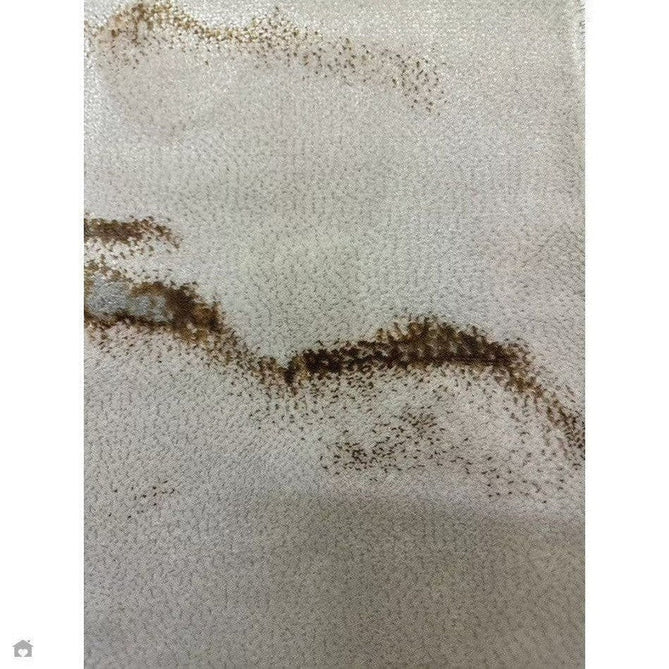 Aurora AU17 Linea Modern Abstract Distressed Marbled Metallic Shimmer Textured High-Density Soft Smooth Low Profile Polyblend Short-Pile Beige/Bronze/Brown/Champagne/Grey Rug-Asiatic Carpets-Rug Love - The Most Loved Rug Store