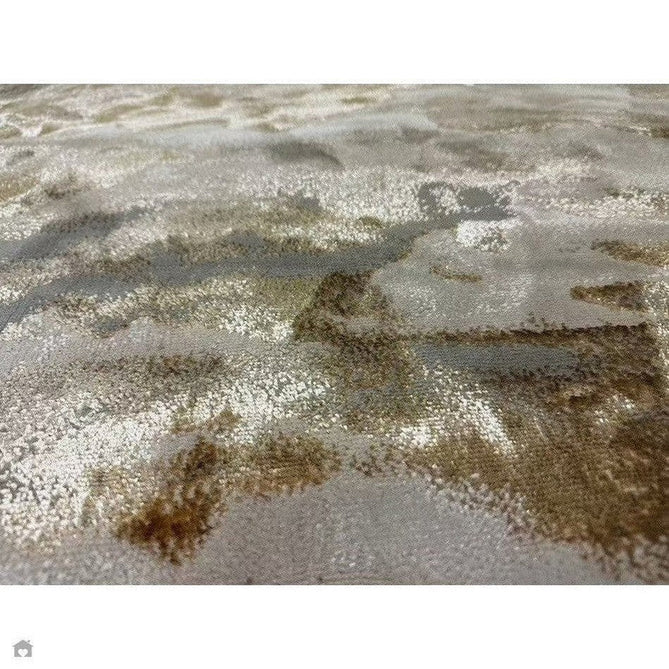 Aurora AU17 Linea Modern Abstract Distressed Marbled Metallic Shimmer Textured High-Density Soft Smooth Low Profile Polyblend Short-Pile Beige/Bronze/Brown/Champagne/Grey Rug-Asiatic Carpets-Rug Love - The Most Loved Rug Store