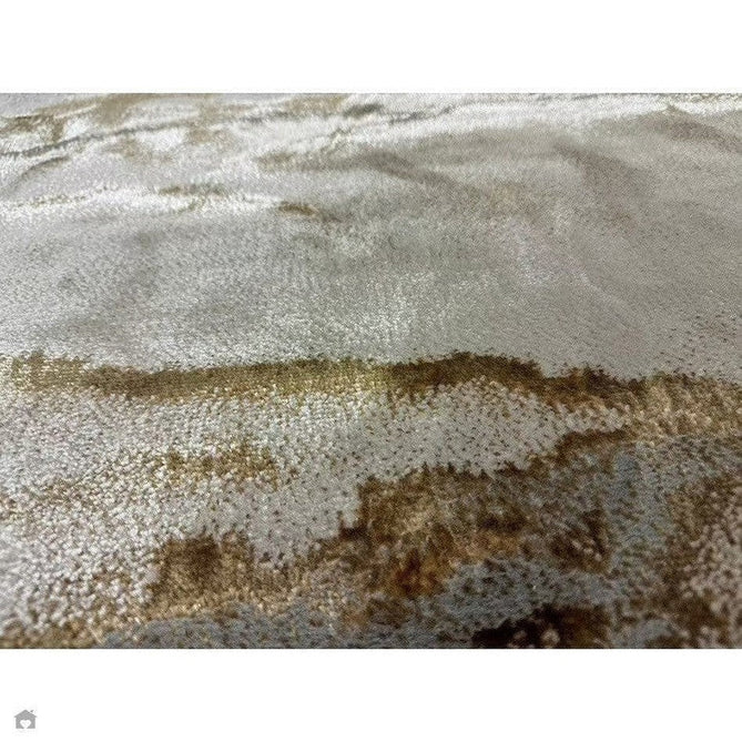 Aurora AU17 Linea Modern Abstract Distressed Marbled Metallic Shimmer Textured High-Density Soft Smooth Low Profile Polyblend Short-Pile Beige/Bronze/Brown/Champagne/Grey Rug-Asiatic Carpets-Rug Love - The Most Loved Rug Store