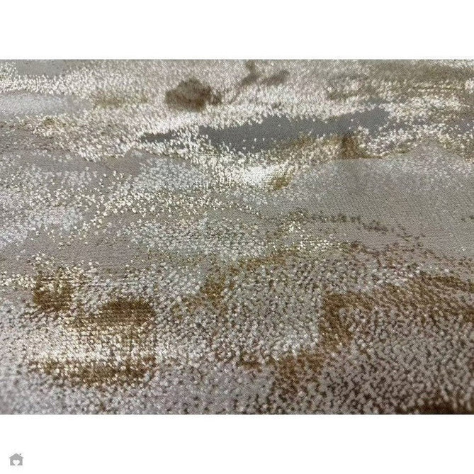 Aurora AU17 Linea Modern Abstract Distressed Marbled Metallic Shimmer Textured High-Density Soft Smooth Low Profile Polyblend Short-Pile Beige/Bronze/Brown/Champagne/Grey Rug-Asiatic Carpets-Rug Love - The Most Loved Rug Store