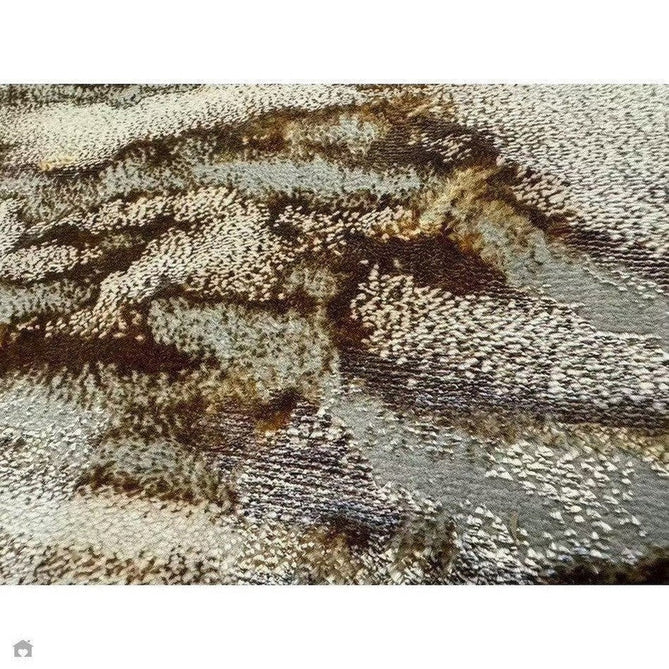 Aurora AU17 Linea Modern Abstract Distressed Marbled Metallic Shimmer Textured High-Density Soft Smooth Low Profile Polyblend Short-Pile Beige/Bronze/Brown/Champagne/Grey Rug-Asiatic Carpets-Rug Love - The Most Loved Rug Store