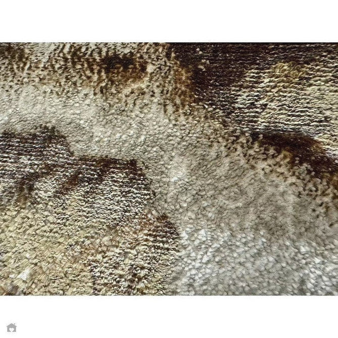 Aurora AU17 Linea Modern Abstract Distressed Marbled Metallic Shimmer Textured High-Density Soft Smooth Low Profile Polyblend Short-Pile Beige/Bronze/Brown/Champagne/Grey Rug-Asiatic Carpets-Rug Love - The Most Loved Rug Store
