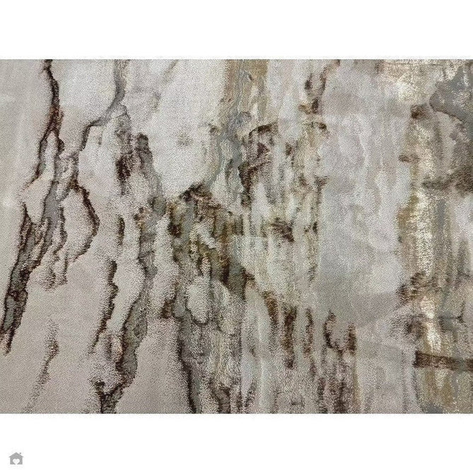 Aurora AU17 Linea Modern Abstract Distressed Marbled Metallic Shimmer Textured High-Density Soft Smooth Low Profile Polyblend Short-Pile Beige/Bronze/Brown/Champagne/Grey Rug-Asiatic Carpets-Rug Love - The Most Loved Rug Store