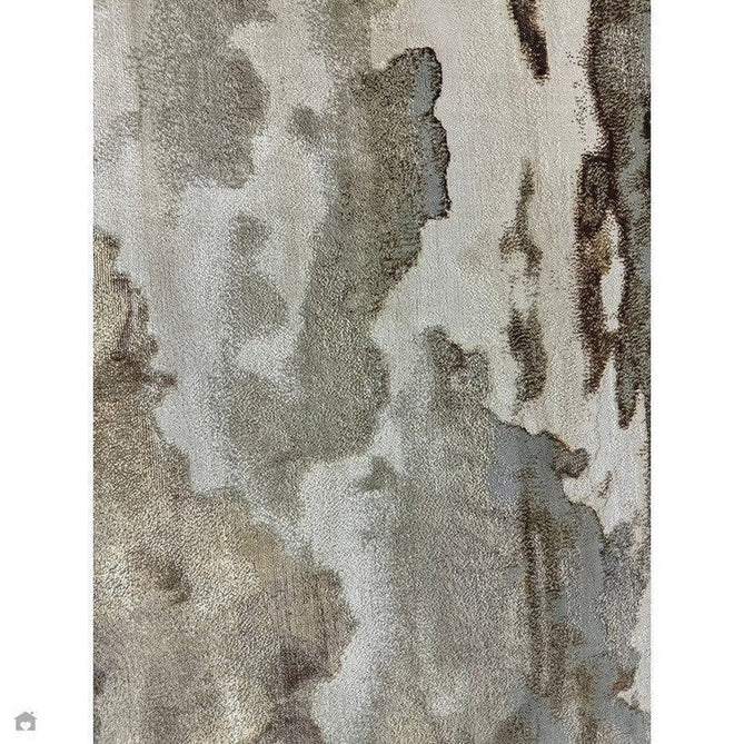 Aurora AU17 Linea Modern Abstract Distressed Marbled Metallic Shimmer Textured High-Density Soft Smooth Low Profile Polyblend Short-Pile Beige/Bronze/Brown/Champagne/Grey Rug-Asiatic Carpets-Rug Love - The Most Loved Rug Store