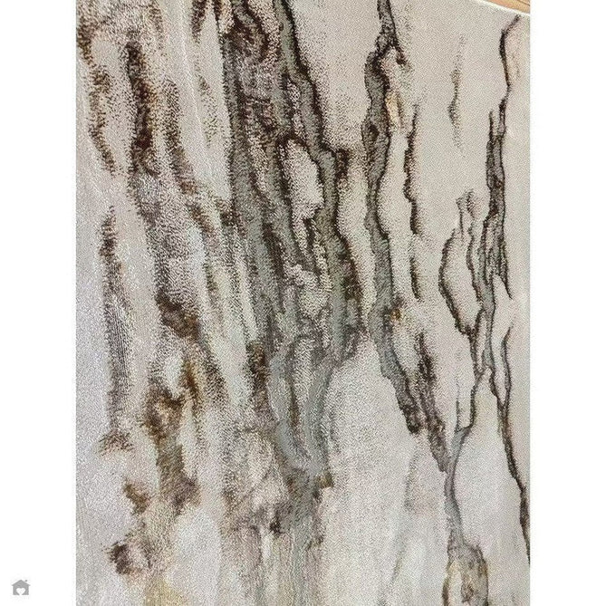 Aurora AU17 Linea Modern Abstract Distressed Marbled Metallic Shimmer Textured High-Density Soft Smooth Low Profile Polyblend Short-Pile Beige/Bronze/Brown/Champagne/Grey Rug-Asiatic Carpets-Rug Love - The Most Loved Rug Store