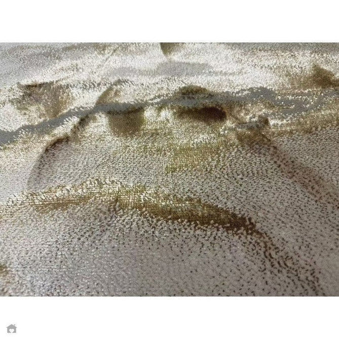 Aurora AU17 Linea Modern Abstract Distressed Marbled Metallic Shimmer Textured High-Density Soft Smooth Low Profile Polyblend Short-Pile Beige/Bronze/Brown/Champagne/Grey Rug-Asiatic Carpets-Rug Love - The Most Loved Rug Store