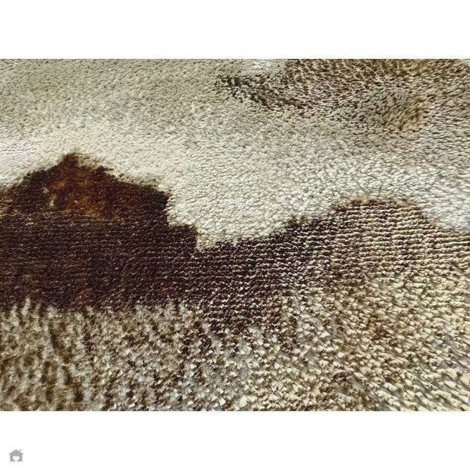Aurora AU17 Linea Modern Abstract Distressed Marbled Metallic Shimmer Textured High-Density Soft Smooth Low Profile Polyblend Short-Pile Beige/Bronze/Brown/Champagne/Grey Rug-Asiatic Carpets-Rug Love - The Most Loved Rug Store