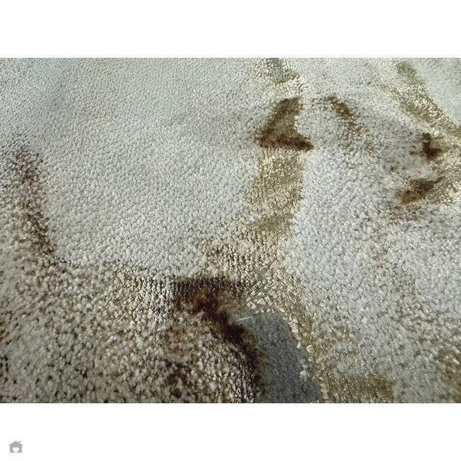 Aurora AU17 Linea Modern Abstract Distressed Marbled Metallic Shimmer Textured High-Density Soft Smooth Low Profile Polyblend Short-Pile Beige/Bronze/Brown/Champagne/Grey Rug-Asiatic Carpets-Rug Love - The Most Loved Rug Store